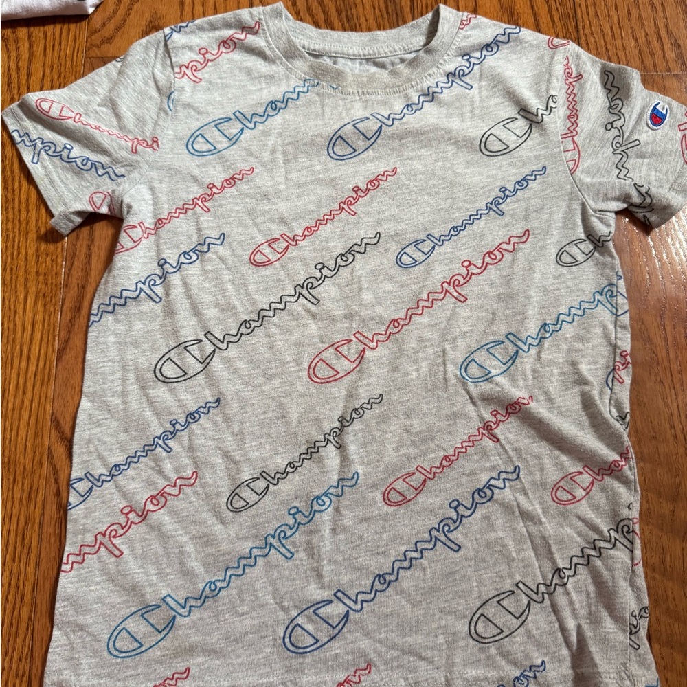 Champion Kids' Gray Logo T-Shirt